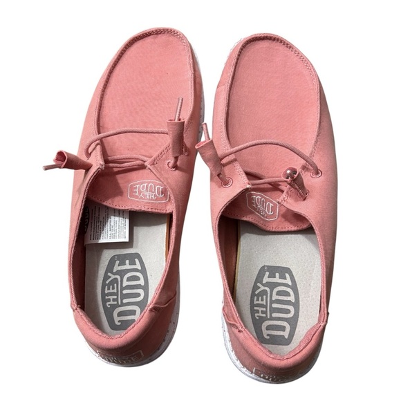 HEY DUDE Wendy Slub Pink Casual Shoes Size 11 -- BRAND NEW CLOSET STAPLE!!! - Picture 8 of 10